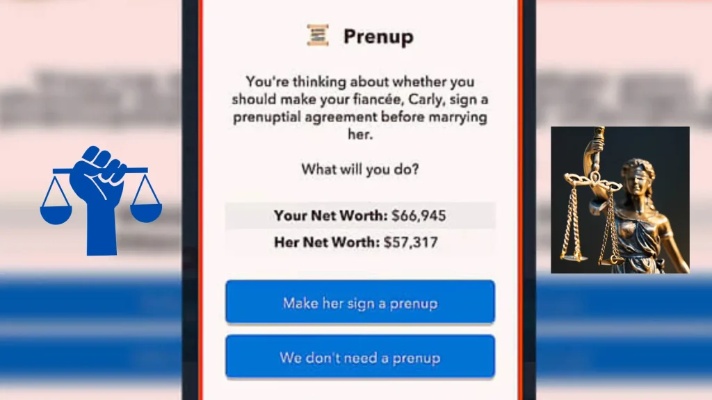 Prenup in BitLife