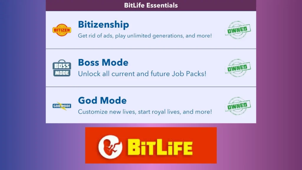 Bitizenship, God Mode, Boss Mode